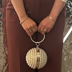 Pearl and Gold Purse
